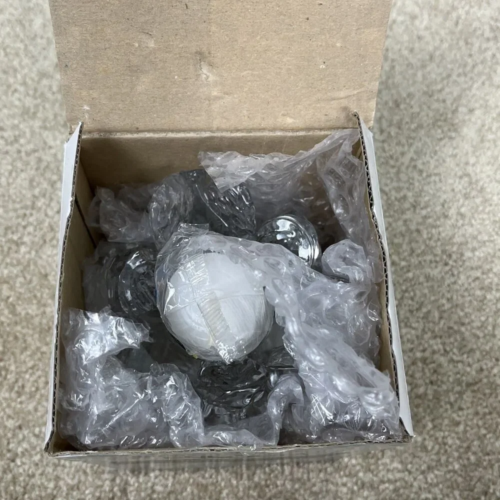 Enesco Glass Angels Candle Holder Votive 3 Sided In Box & Vanilla-scented Candle